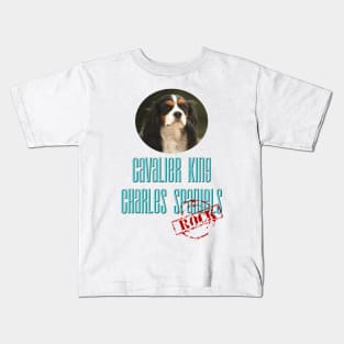 Cavalier King Charles Spaniels Rock! Kids T-Shirt